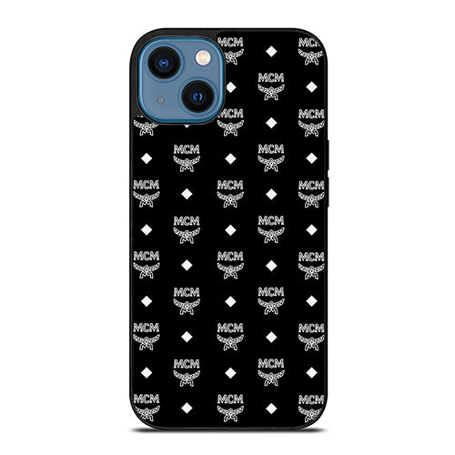MCM Worldwide Black Wallpaper iPhone 14 Case