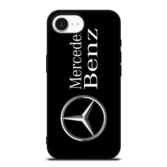 MERCEDES BENZ LANDSCAPE iPhone 16e case black TPU silicone rubber protective cover by Casedear