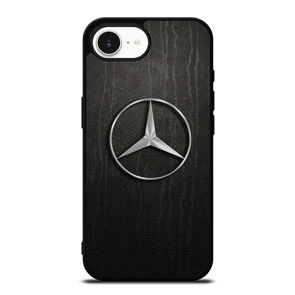 MERCEDES LOGO iPhone 16e case black TPU silicone rubber protective cover by Casedear