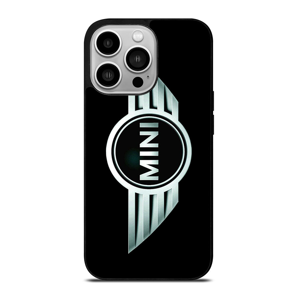 MINI COOPER LOGO BLACK LANDSCAPE iPhone 14 Pro Case