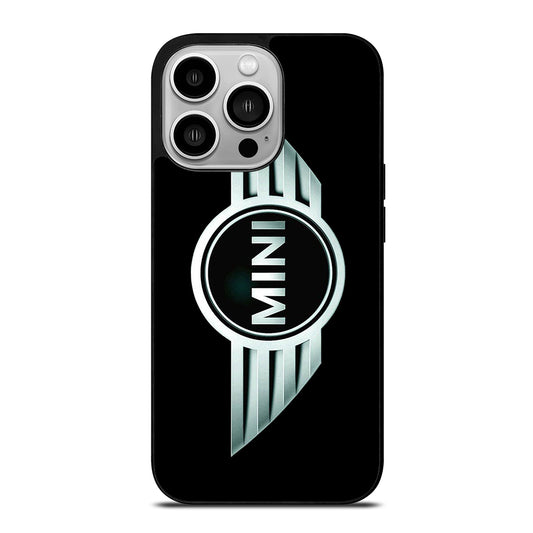 MINI COOPER LOGO BLACK LANDSCAPE iPhone 14 Pro Case