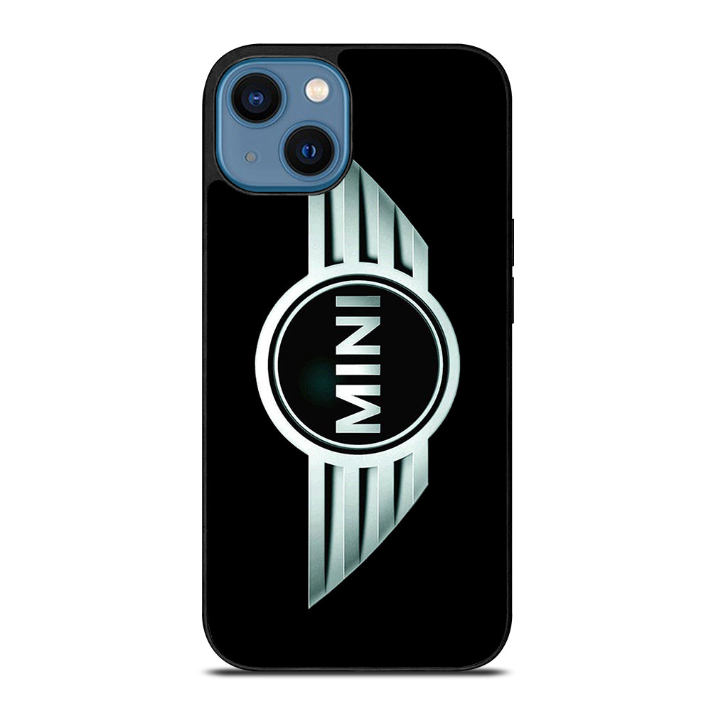 MINI COOPER LOGO BLACK LANDSCAPE iPhone 14 Case