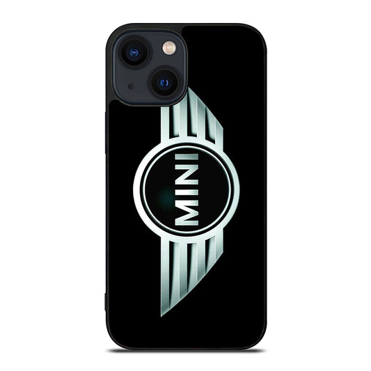 MINI COOPER LOGO BLACK LANDSCAPE iPhone 14 Plus Case