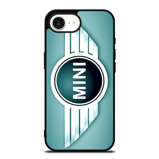 MINI COOPER LOGO iPhone 16e case black TPU silicone rubber protective cover by Casedear