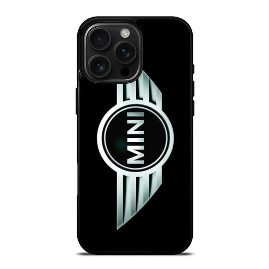 MINI COOPER LOGO BLACK LANDSCAPE iPhone 16 Pro Max Case