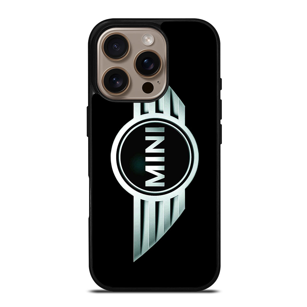 MINI COOPER LOGO BLACK LANDSCAPE iPhone 16 Pro Case