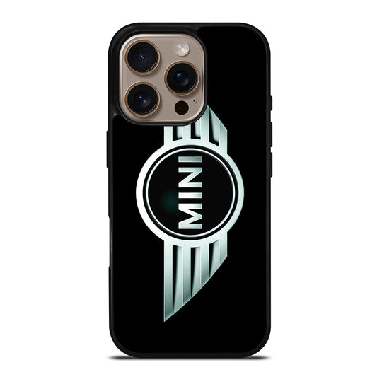 MINI COOPER LOGO BLACK LANDSCAPE iPhone 16 Pro Case