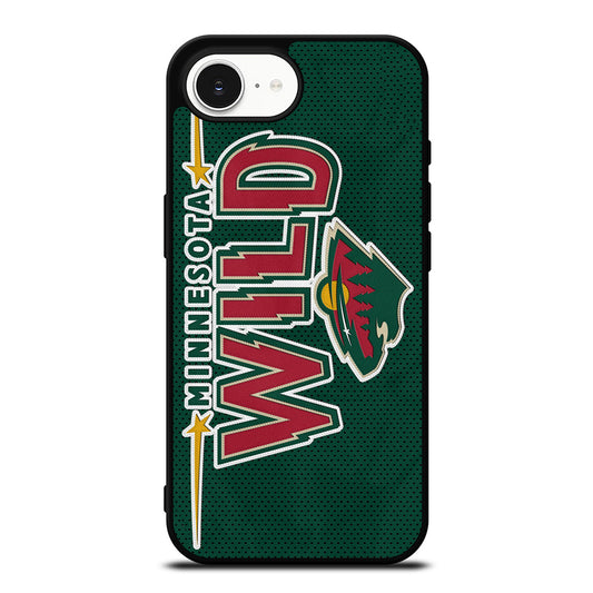 MINNESOTA WILD WALLPAPER iPhone 16e case black TPU silicone rubber protective cover by Casedear