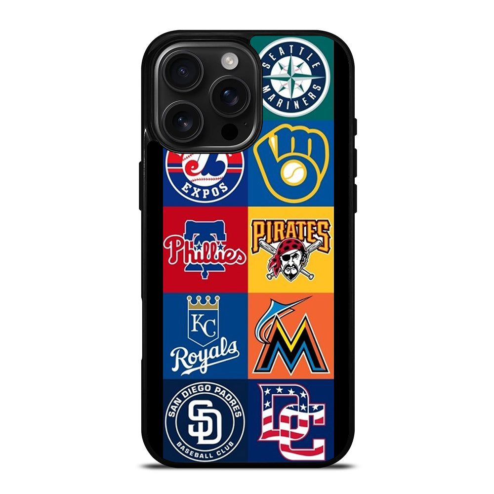 MLB Team Logo 3 iPhone 16 Pro Max Case