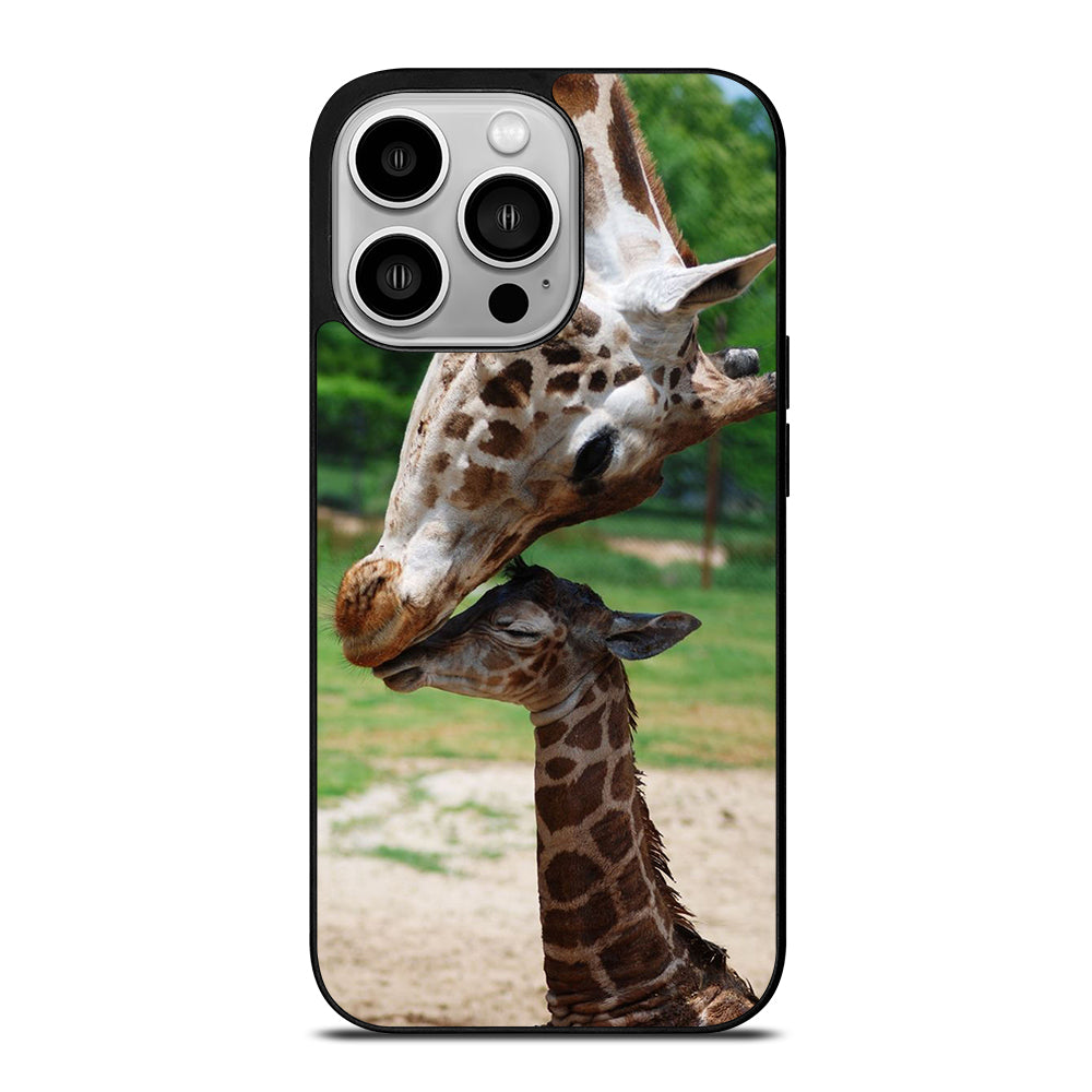 MOM & BABY GIRAFFE iPhone 14 Pro Case