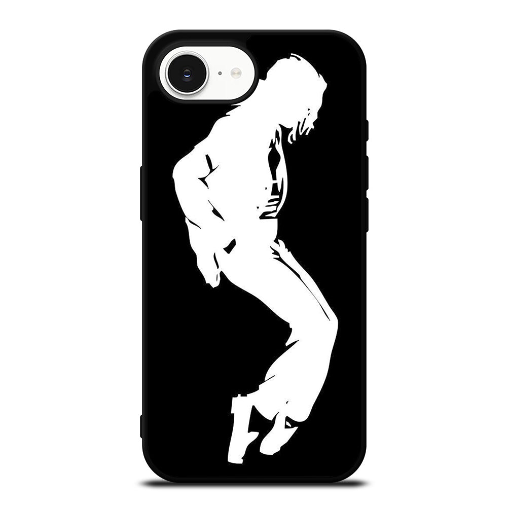 MOONWALK MICHAEL JACKSON iPhone 16e case black TPU silicone rubber protective cover by Casedear