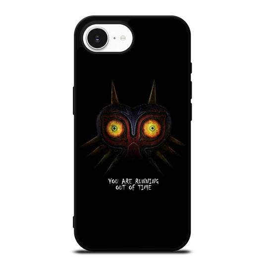 Majoras Legend Of Zelda Out Of TIme iPhone 16e case black TPU silicone rubber protective cover by Casedear