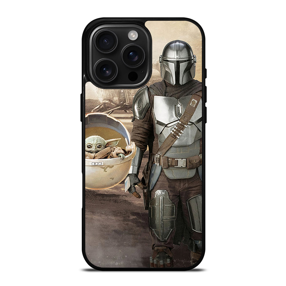 Mandalorian Baby Yoda iPhone 16 Pro Max Case