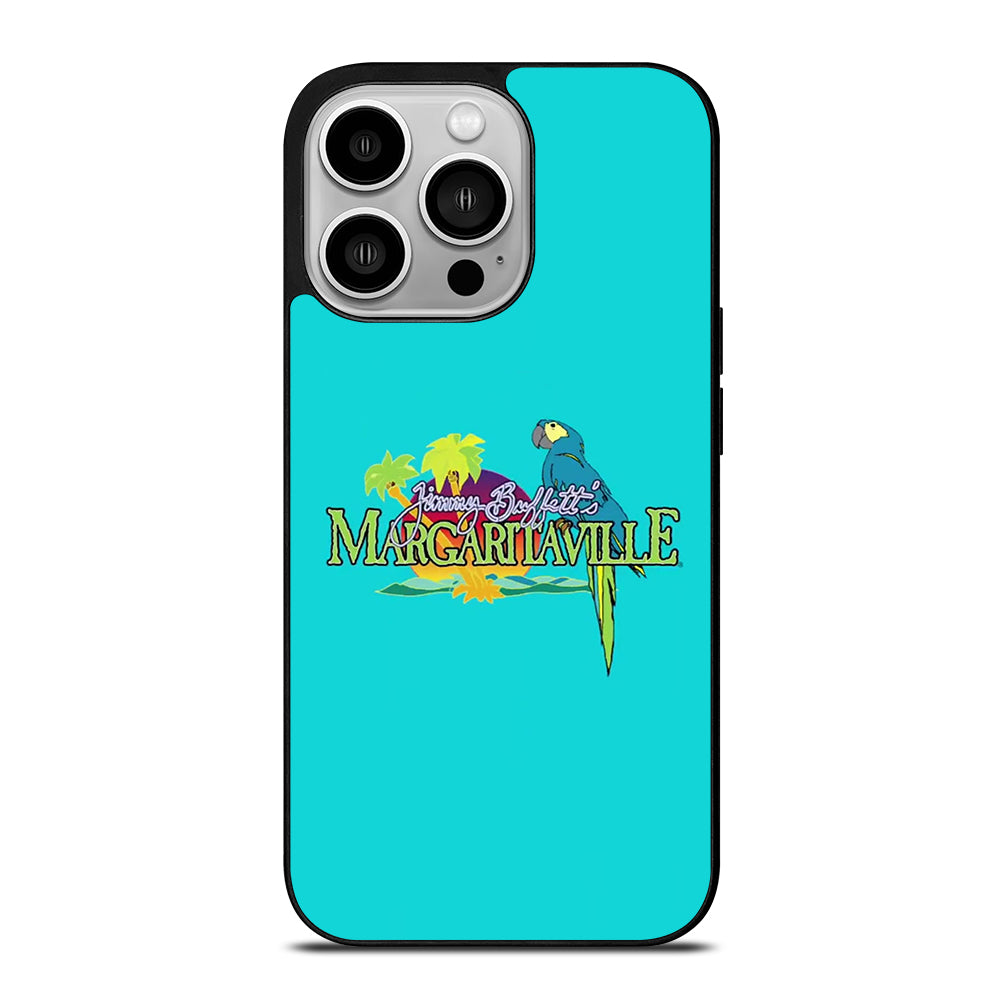 Margaritaville Logo Wallpaper iPhone 14 Pro Case