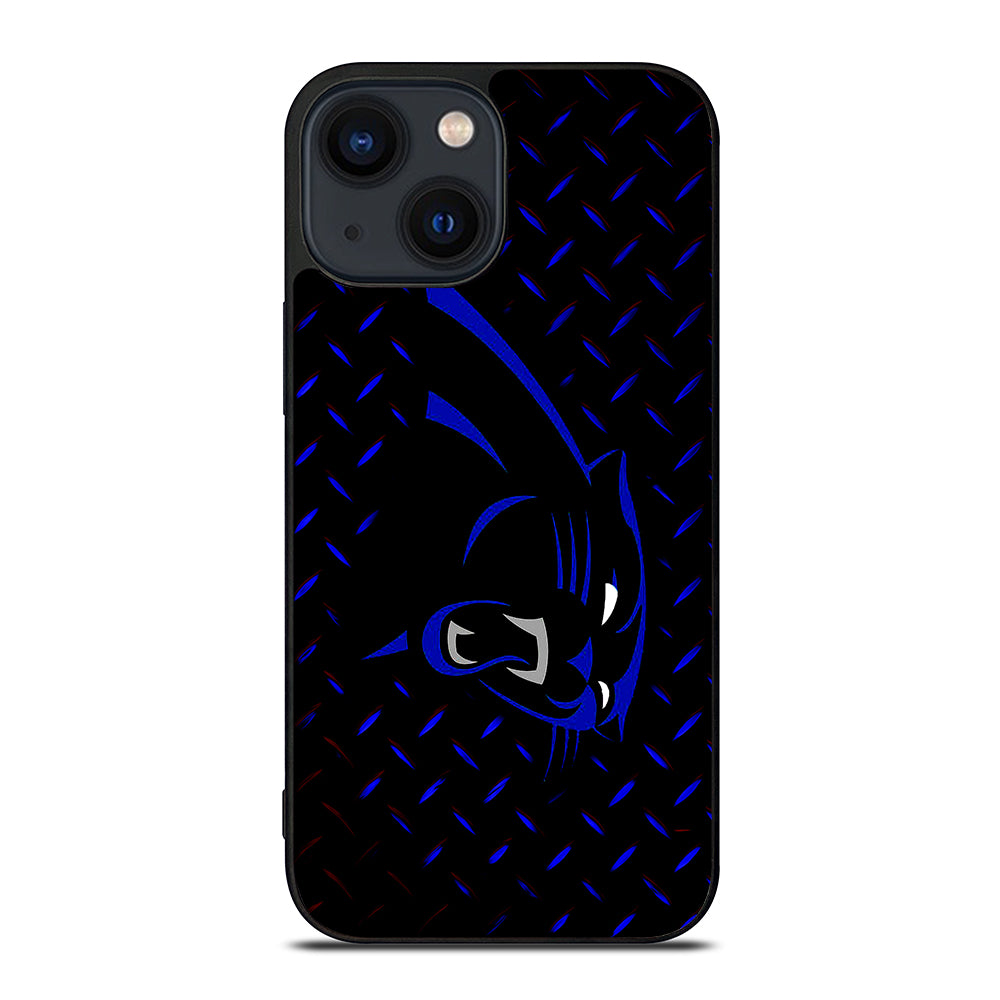 Metal Caroline Panthers iPhone 14 Plus Case