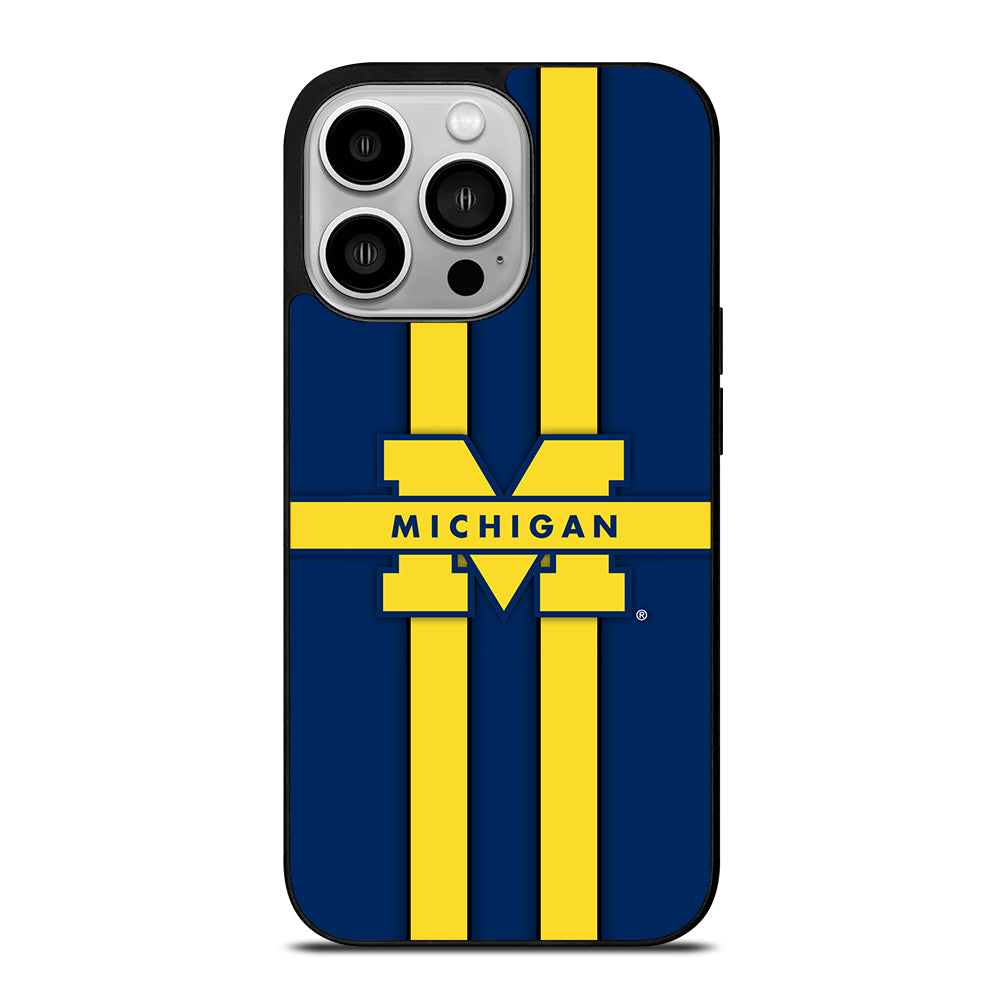 Michigan Wolverines Logo iPhone 14 Pro Case