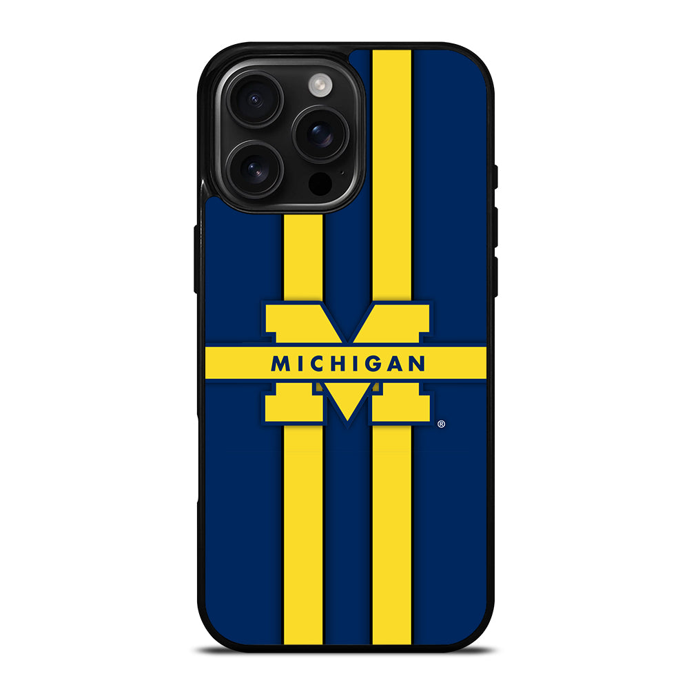 Michigan Wolverines Logo iPhone 16 Pro Max Case