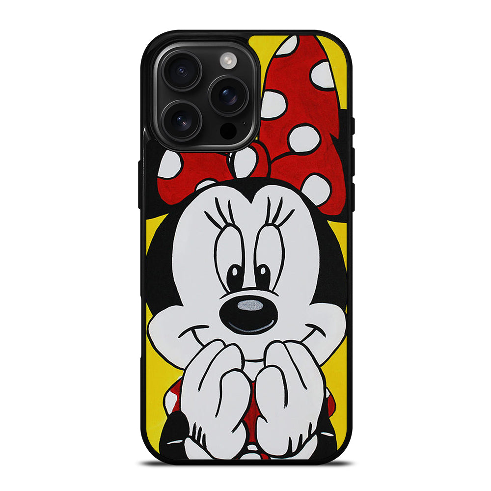 Minnie Mouse Cute Smile iPhone 16 Pro Max Case