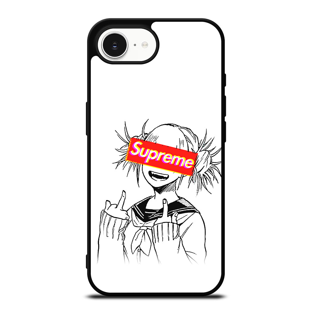 My Hero Academia Himiko Toga Supr iPhone 16e case black TPU silicone rubber protective cover by Casedear