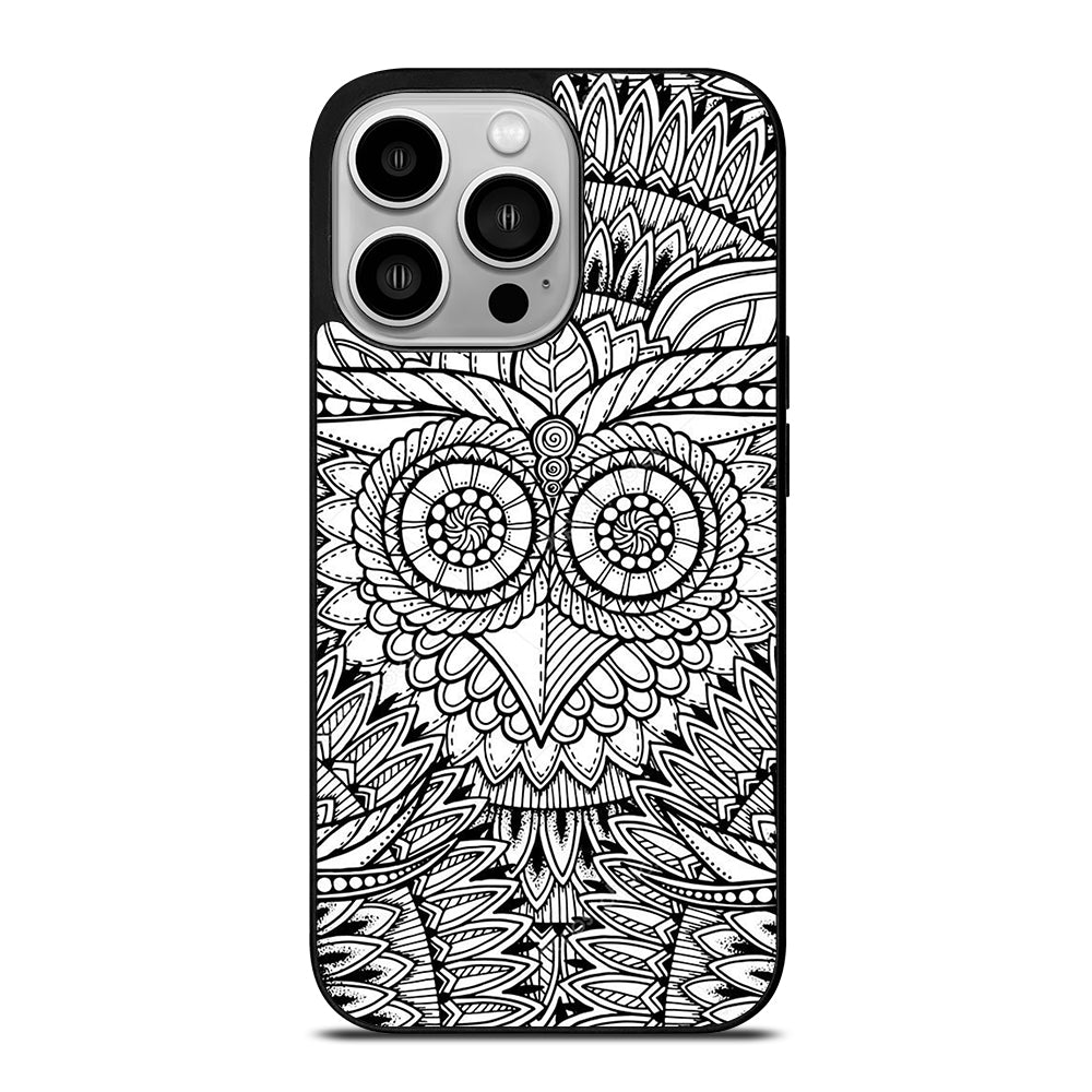 NEW AZTEC OWL MANDALA iPhone 14 Pro Case