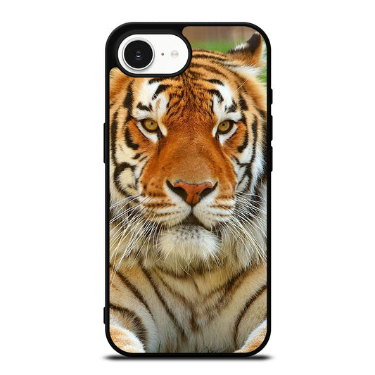 NEW BENGAL TIGER FACE iPhone 16e case black TPU silicone rubber protective cover by Casedear