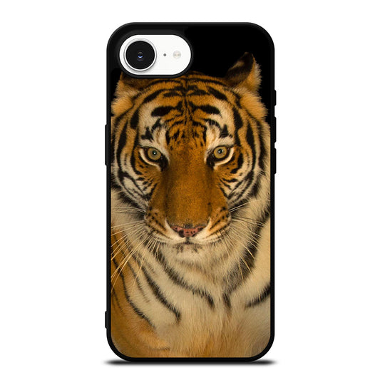 NEW BENGAL TIGER iPhone 16e case black TPU silicone rubber protective cover by Casedear