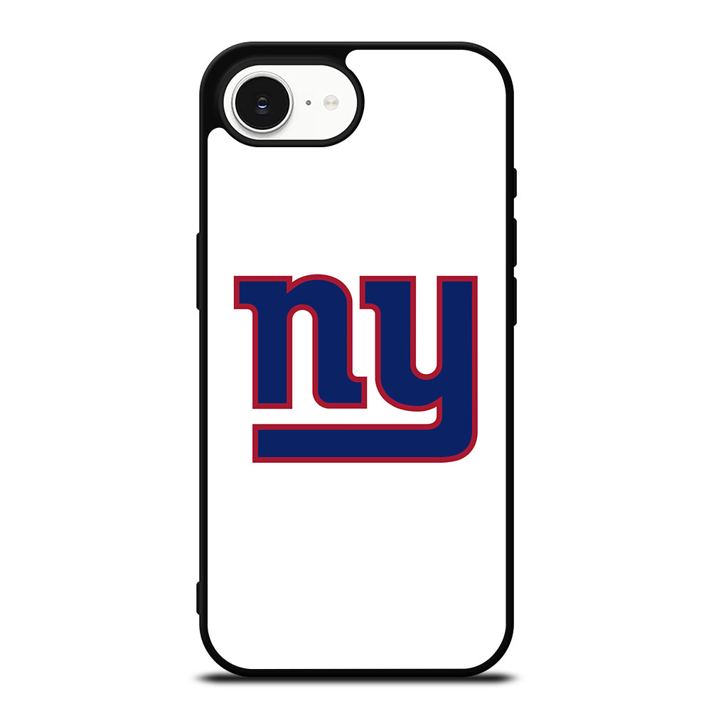 NEW YORK GIANTS LOGO iPhone 16e case black TPU silicone rubber protective cover by Casedear