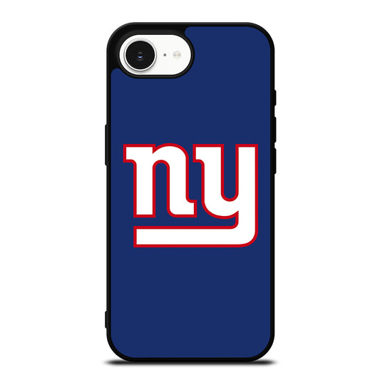 NEW YORK GIANTS iPhone 16e case black TPU silicone rubber protective cover by Casedear