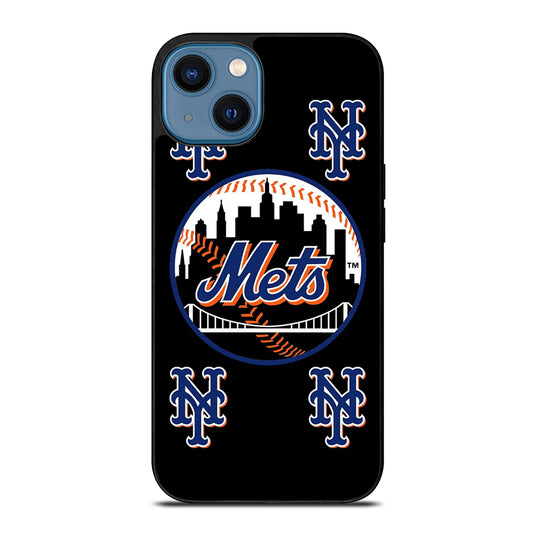 NEW YORK METS BATCH iPhone 14 Case