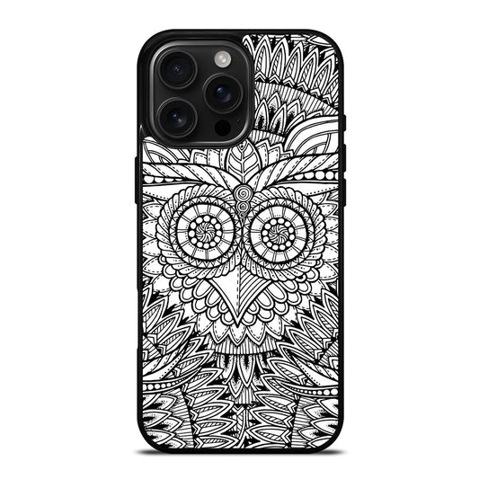 NEW AZTEC OWL MANDALA iPhone 16 Pro Max Case