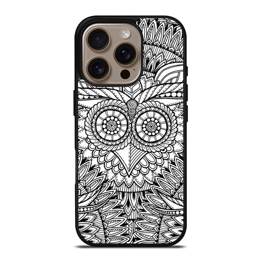 NEW AZTEC OWL MANDALA iPhone 16 Pro Case