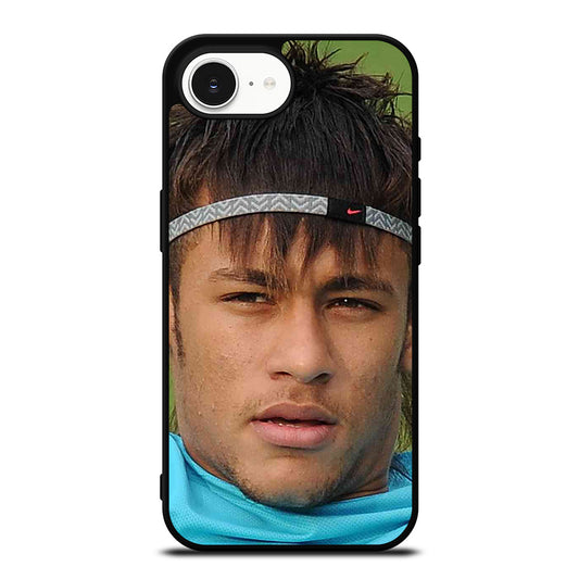 NEYMAR JR FACE iPhone 16e case black TPU silicone rubber protective cover by Casedear