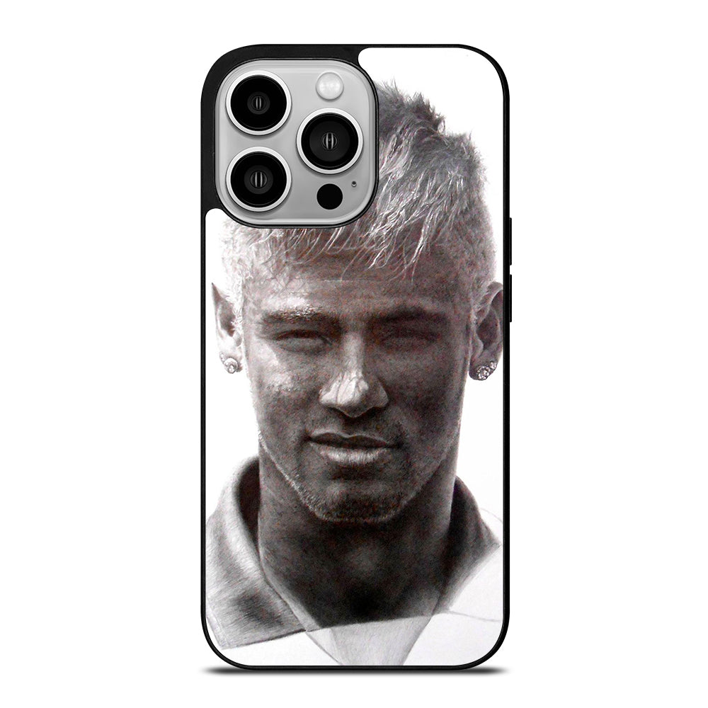 NEYMAR JR MONOCHROME FACE iPhone 14 Pro Case