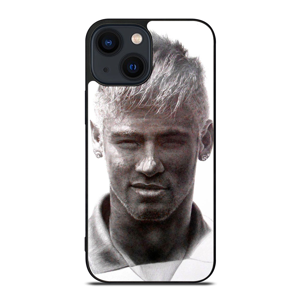NEYMAR JR MONOCHROME FACE iPhone 14 Plus Case