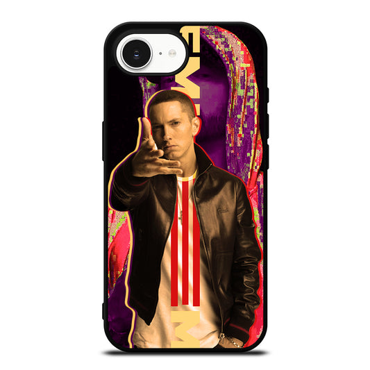 NICE EMINEM iPhone 16e case black TPU silicone rubber protective cover by Casedear