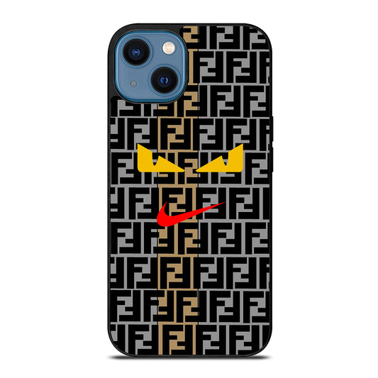 NIKE FENDI ROMA EYES iPhone 14 Case