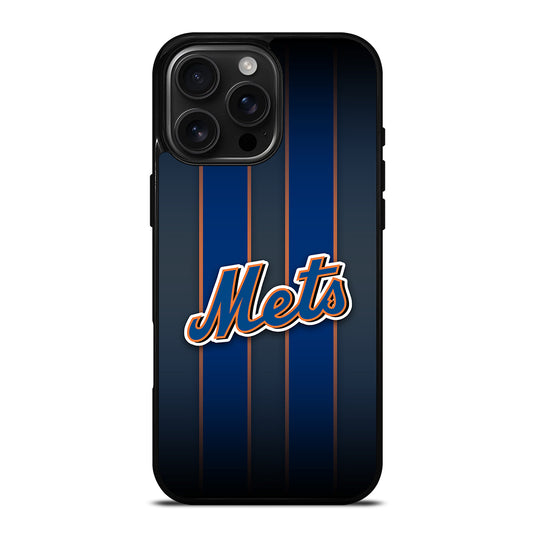 New York Mets Baseball Color iPhone 16 Pro Max Case