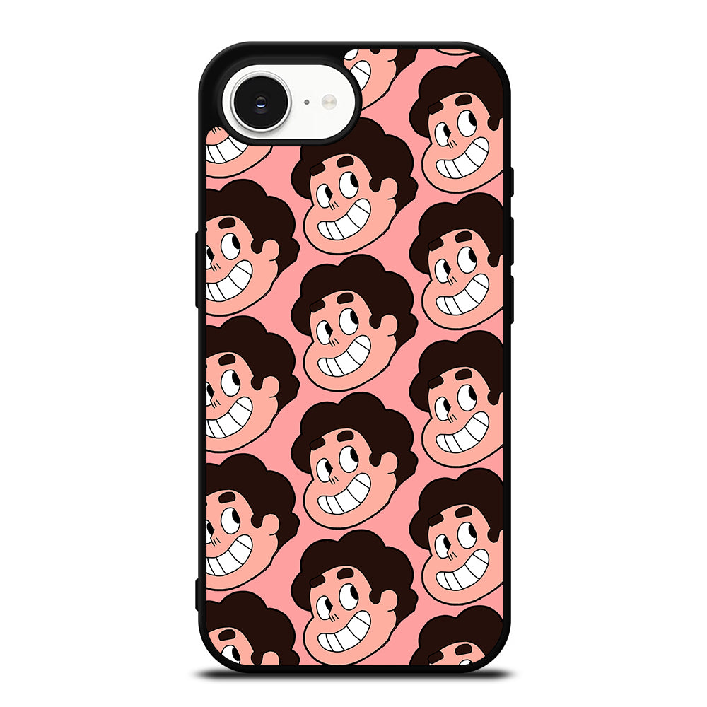 Nice Steven Universe iPhone 16e case black TPU silicone rubber protective cover by Casedear