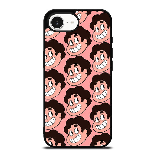 Nice Steven Universe iPhone 16e case black TPU silicone rubber protective cover by Casedear