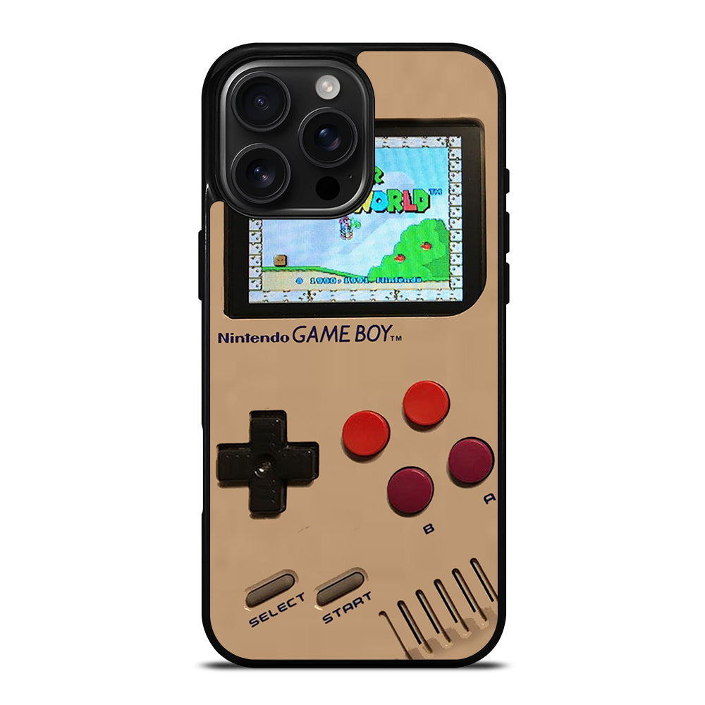 Nintendo Game Boy Mario iPhone 16 Pro Max Case