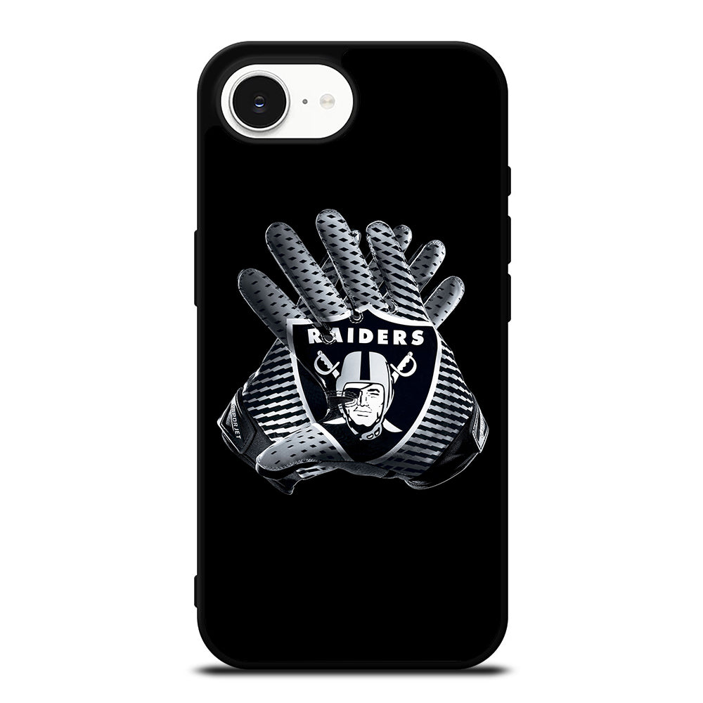 OAKLAND RIDERS GLOVES iPhone 16e case black TPU silicone rubber protective cover by Casedear