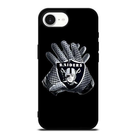 OAKLAND RIDERS GLOVES iPhone 16e case black TPU silicone rubber protective cover by Casedear