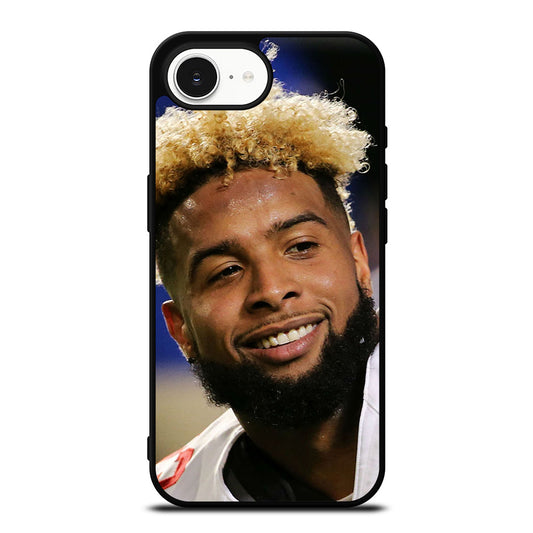 ODELL BECKHAM JR HIGH VALUE iPhone 16e case black TPU silicone rubber protective cover by Casedear