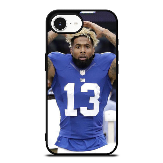 ODELL BECKHAM JR iPhone 16e case black TPU silicone rubber protective cover by Casedear