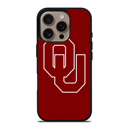 OKLAHOMA SOONER LOGO iPhone 16 Pro Case