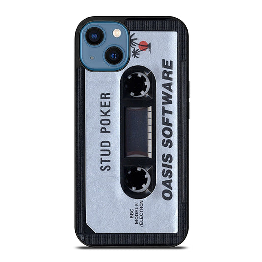 Oasis Cassette Stud Poker iPhone 14 Case