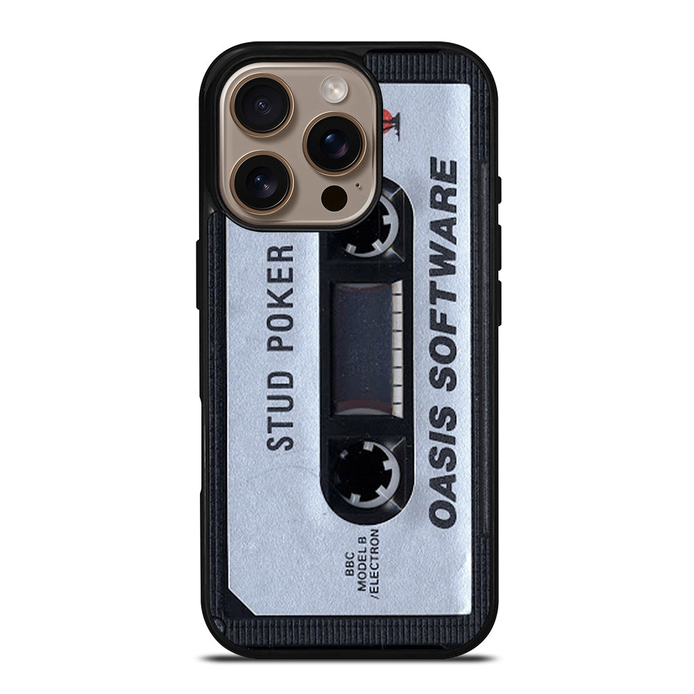 Oasis Cassette Stud Poker iPhone 16 Pro Case