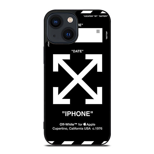 Off White Black Wall iPhone 14 Plus Case