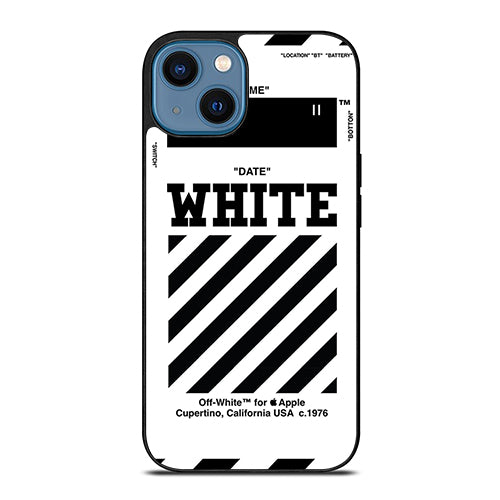 Off White Straight iPhone 14 Case