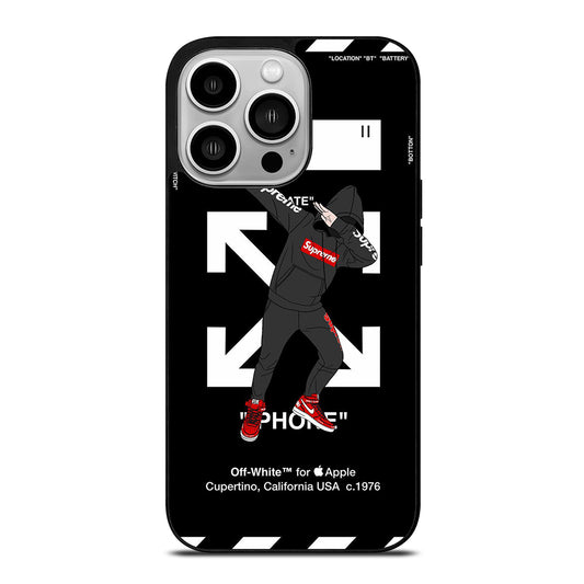 Off White Supreme Apple iPhone 14 Pro Case